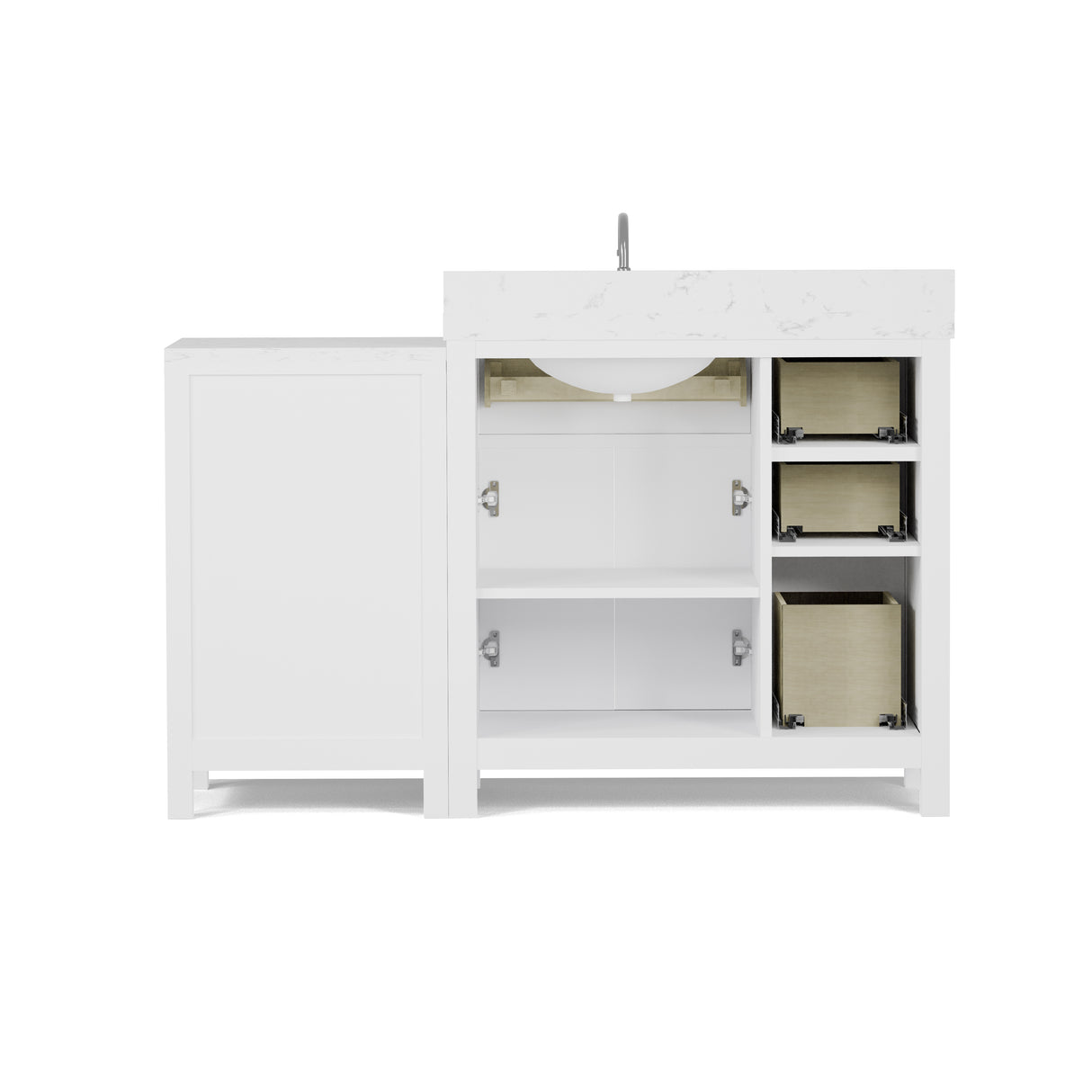 bathroom vanity side cabinet