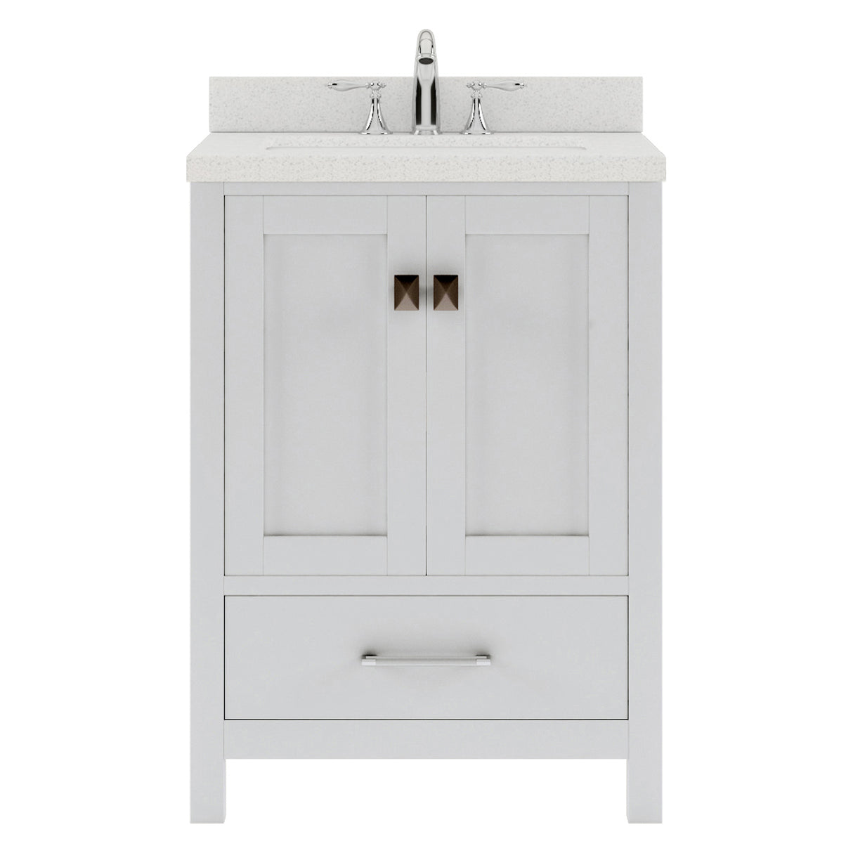 Freestanding single vanity