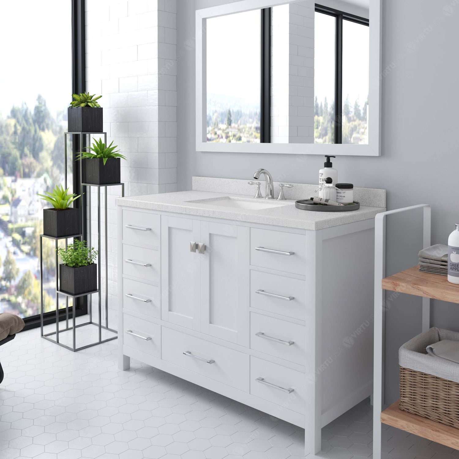 48 single bathroom vanity