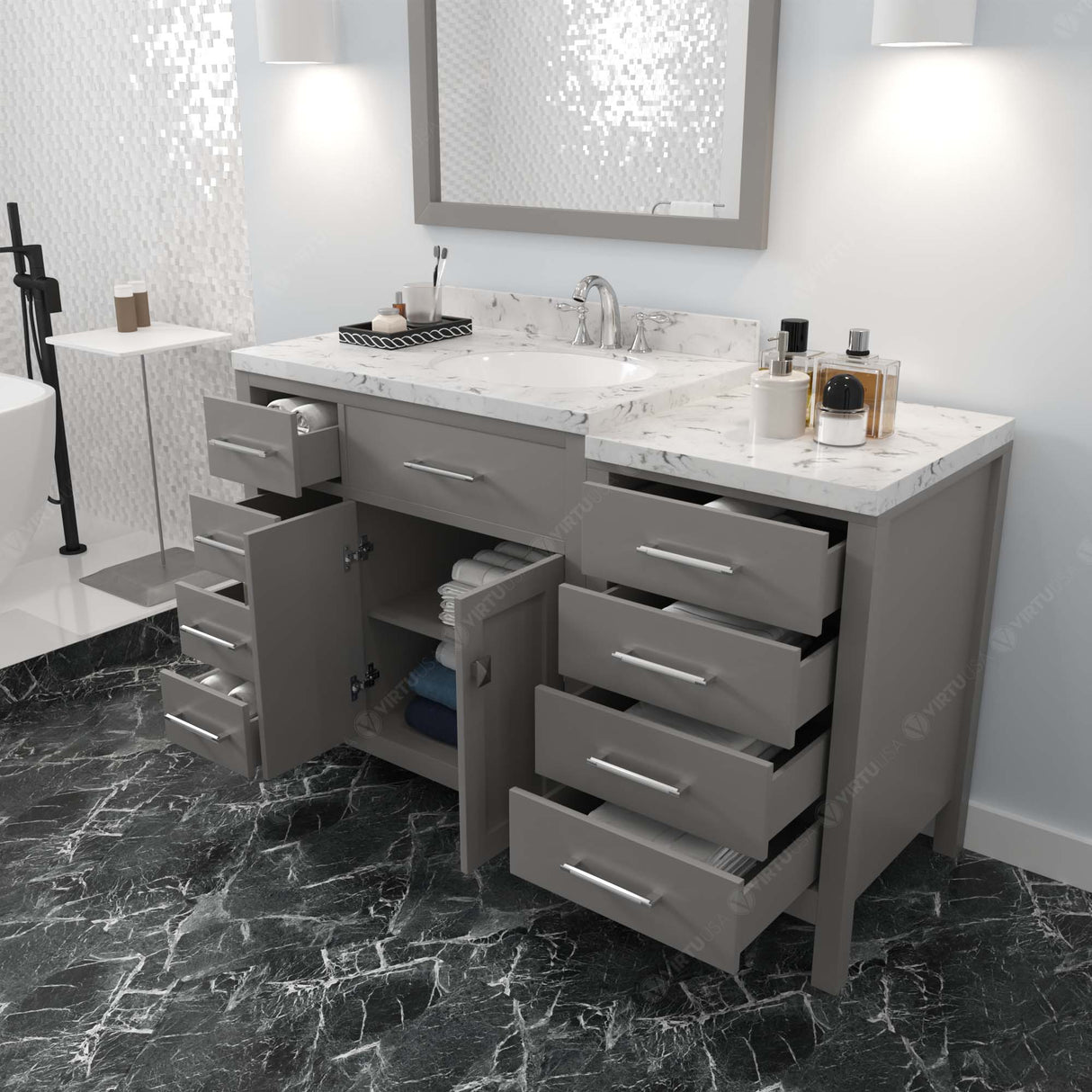 bathroom vanity side cabinet