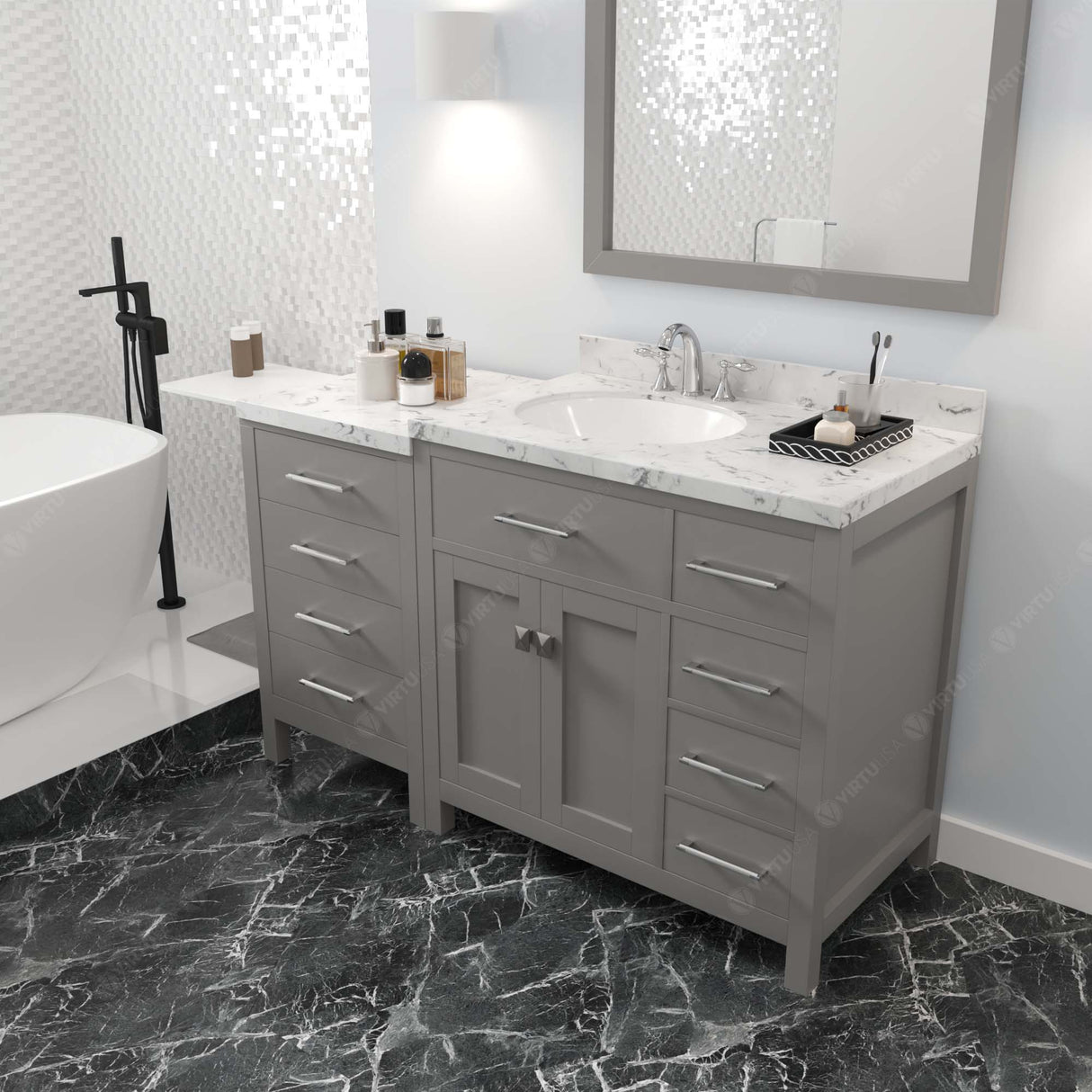 bathroom vanity side cabinet
