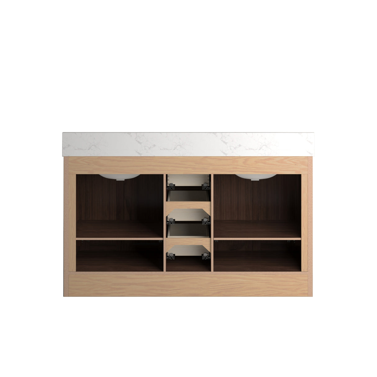 mid century bath vanity