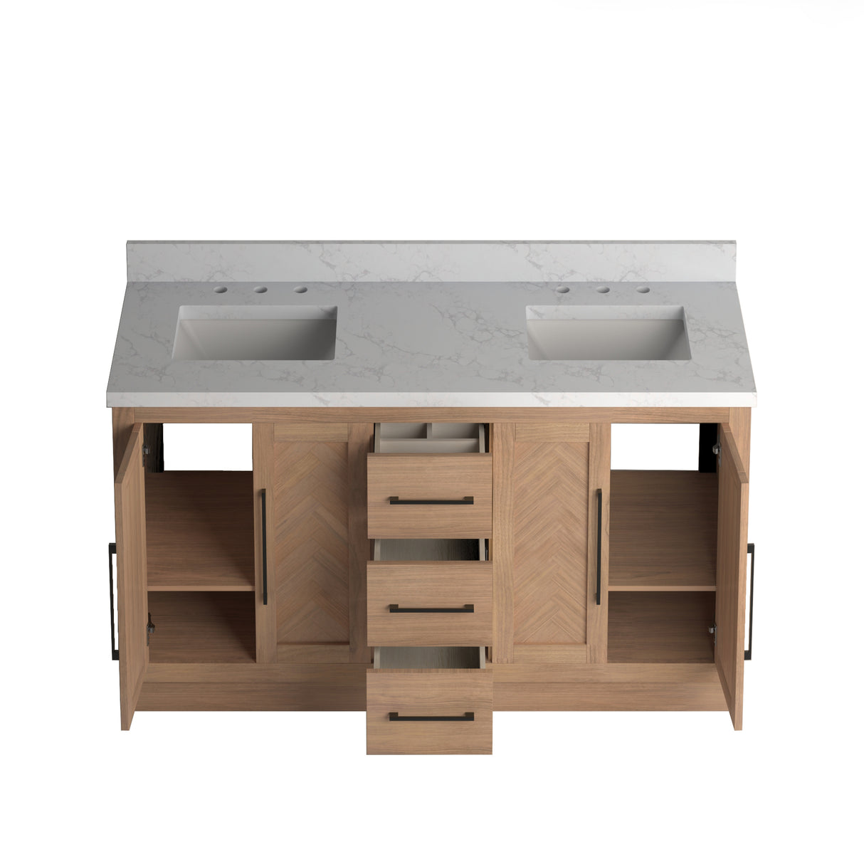 mid century bath vanity