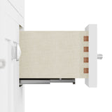 Caroline Parkway 93" Dual Bathroom Vanity Sink with White Quartz Top