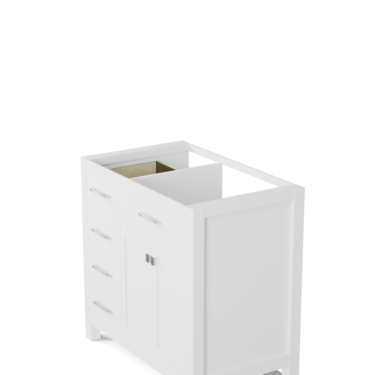 Caroline Parkway 36" Left Single Bathroom Vanity Cabinet Only