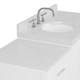 Caroline Parkway 57" Bathroom Vanity with Side Cabinet and Sink