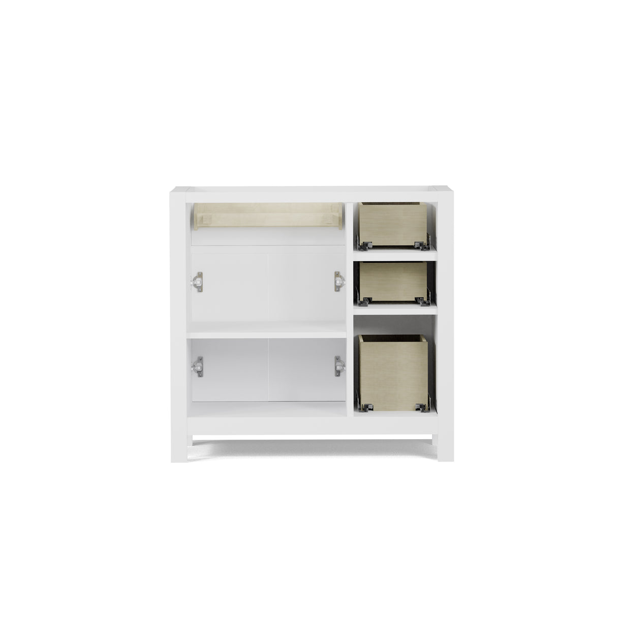 Caroline Parkway 36" Left Single Bathroom Vanity Cabinet Only