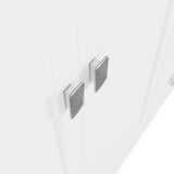 Caroline Parkway 93" Dual Bathroom Vanity Sink with White Quartz Top