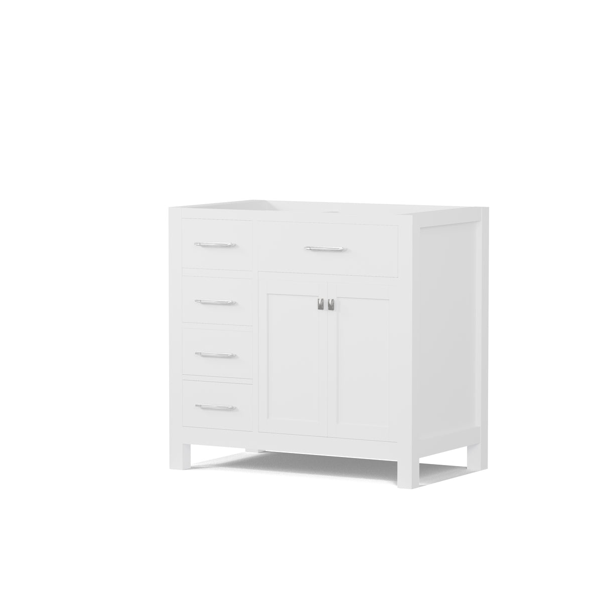 Caroline Parkway 36" Left Single Bathroom Vanity Cabinet Only