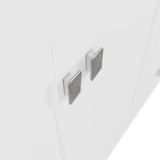 Caroline Parkway 36" Powder Room Bath Vanity Cabinet with Sink and White Quartz Top
