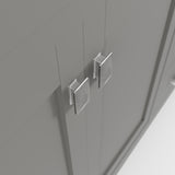 Caroline Parkway 57" Bathroom Vanity with Marble Top and Sink