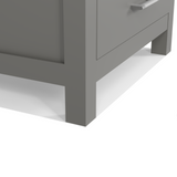 Caroline Avenue 24" Freestanding Single Bathroom Vanity with Sink and Cultured Marble Top