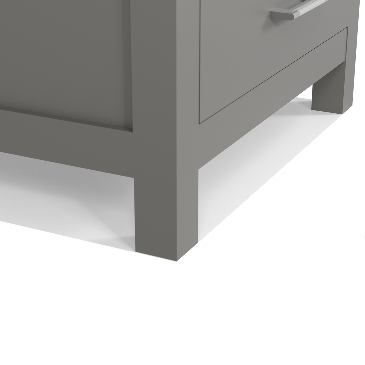 Caroline Avenue 24" Single Bathroom Vanity Cabinet with Sink and Cultured Marble Top