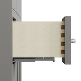 Caroline Parkway 36" Freestanding Bathroom Vanity Cabinet with Sink and Cultured Marble Top
