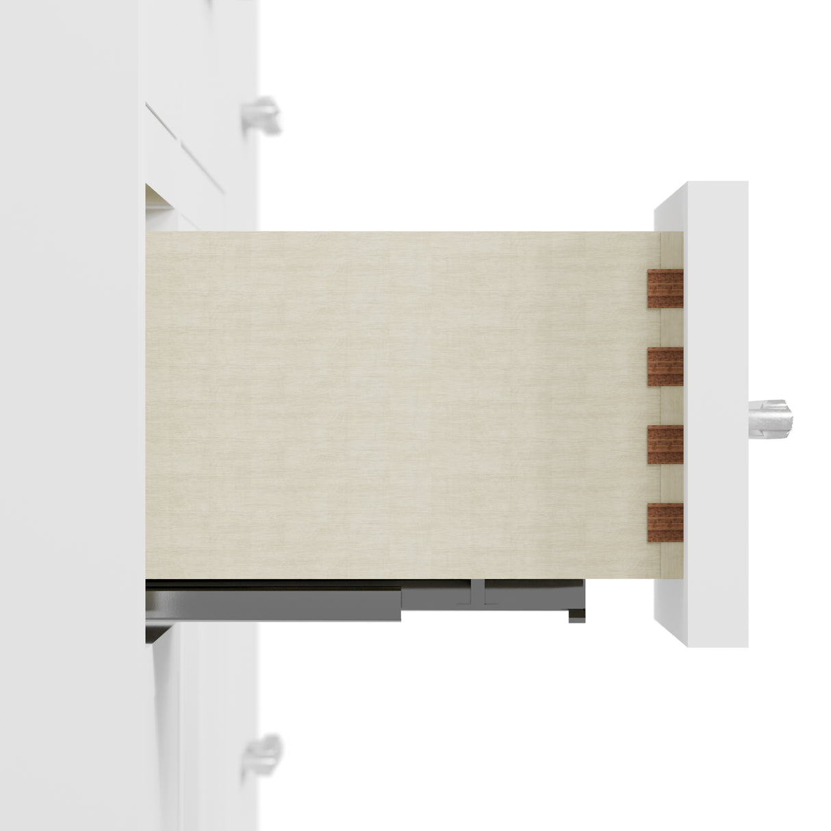 Caroline Parkway 57" Modern Bathroom Vanity with Sink and Cultured Marble Top