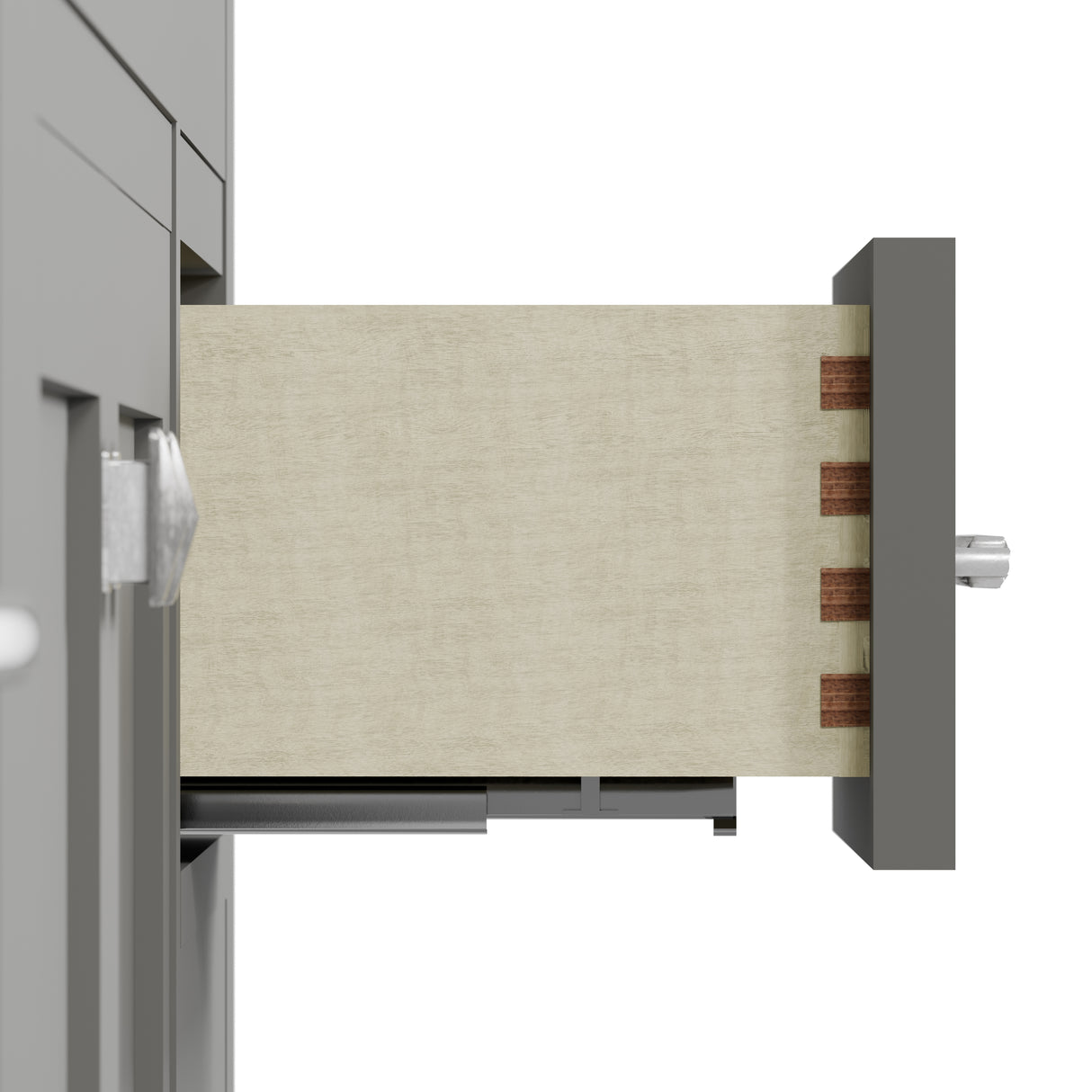 Caroline Parkway 57"  Bathroom Vanity Cabinet with Sink and White Quartz Top