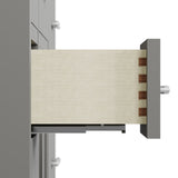 Caroline Parkway 57" Modern Bathroom Vanity with Sink and Cultured Marble Top