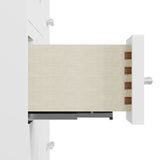 Caroline Parkway 57"  Bathroom Vanity Cabinet with Sink and White Quartz Top
