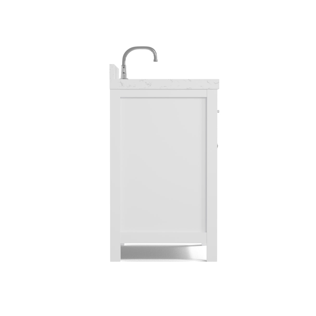 Caroline Parkway 36" Small Bathroom Vanity Cabinet with Sink and Cultured Marble Top