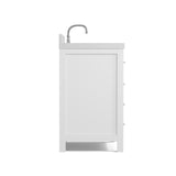 Caroline Parkway 36 inch Bathroom Vanity with Sink and White Quartz Top