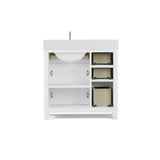 Caroline Parkway 36 inch Bathroom Vanity with Sink and White Quartz Top
