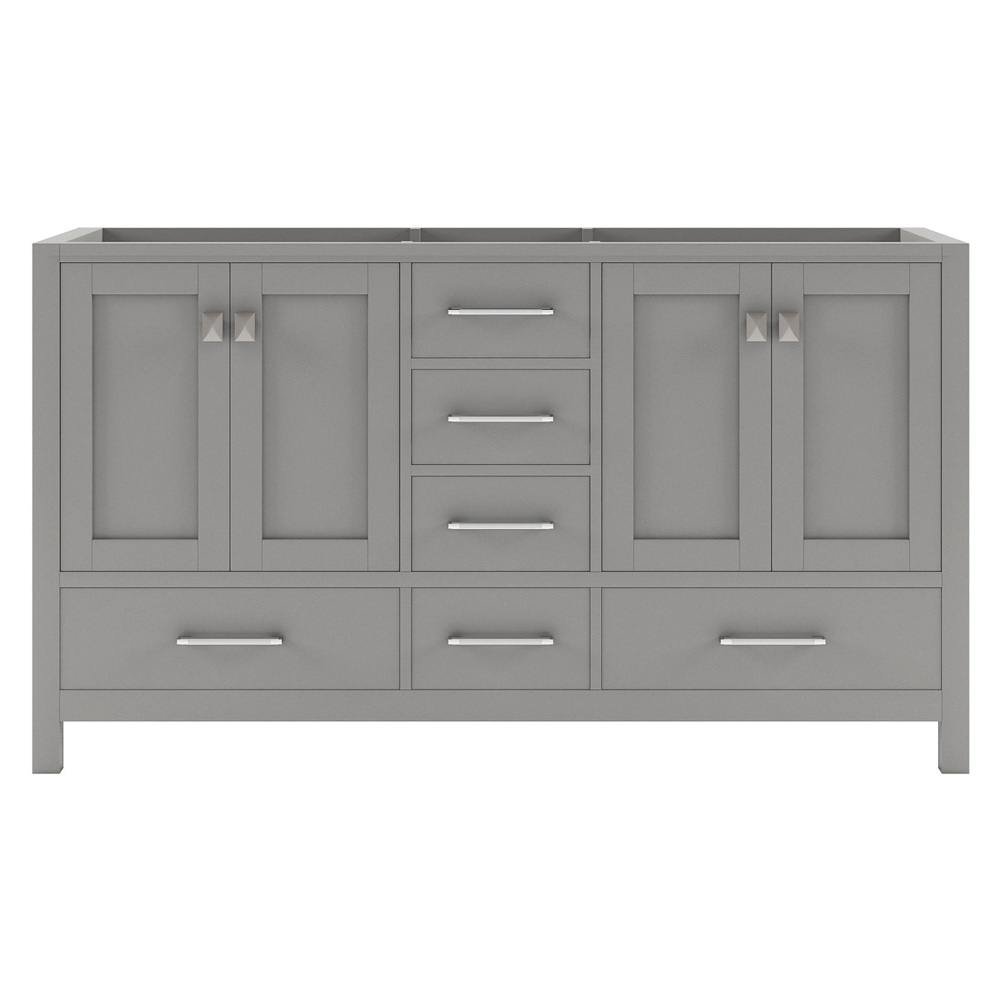 Caroline Avenue 60" Double Vanity Cabinet Only