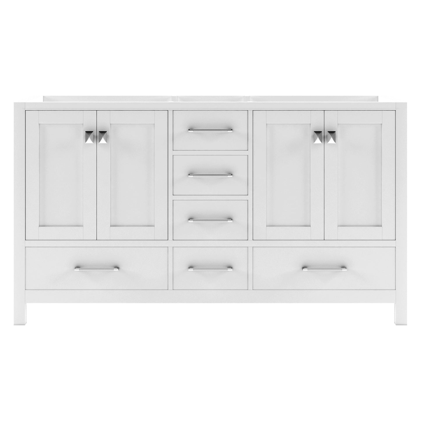 Caroline Avenue 60" Double Vanity Cabinet Only