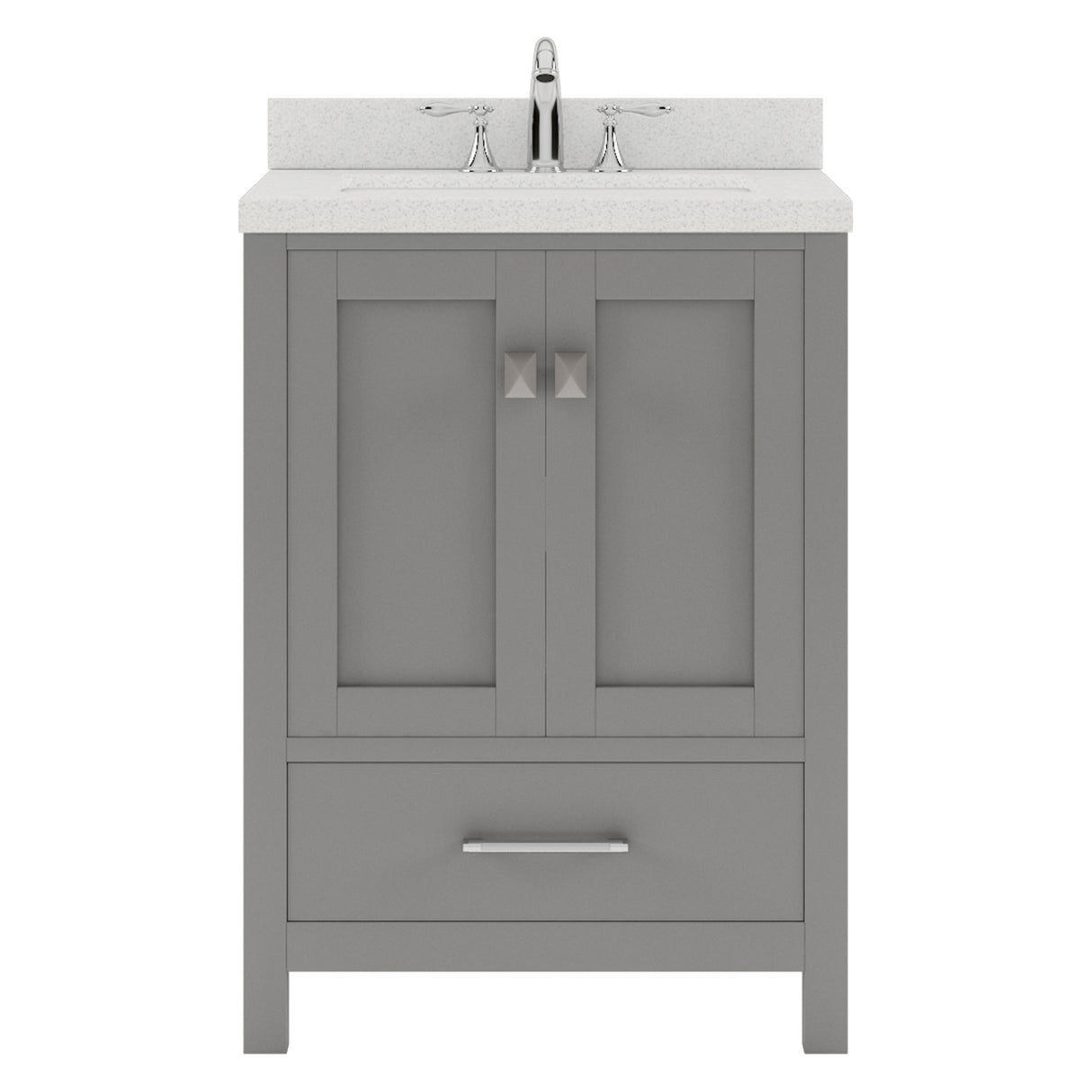 Freestanding single vanity