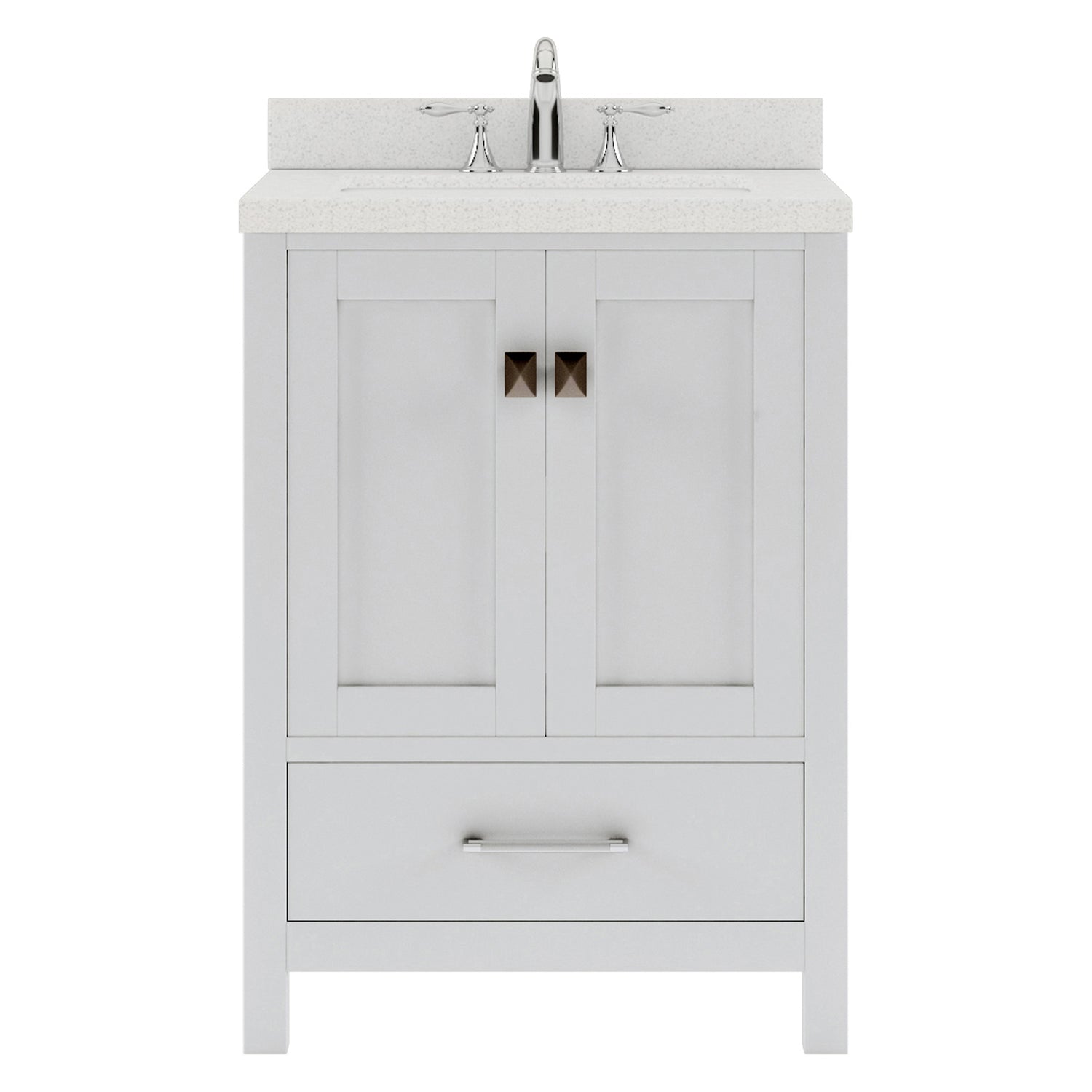 Freestanding single vanity