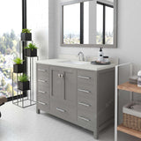 Caroline Avenue 48" Single Bathroom Vanity Cabinet with Sink and Cultured Marble Top