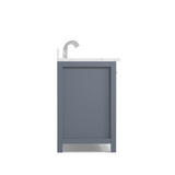 Caroline 60" Double Vanity with Sink and Cultured Marble Top