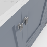 Caroline Avenue 60" Single Vanity Cabinet with Sink and Cultured Marble Top