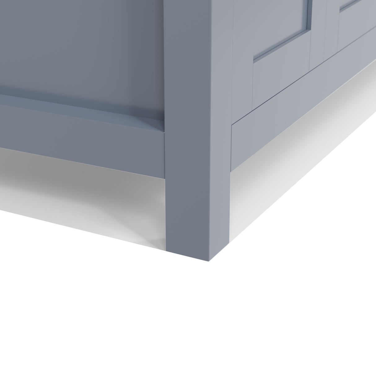 Caroline 60" Double Vanity with Sink and Cultured Marble Top