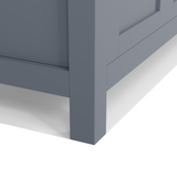 Caroline 72" Double Vanity Cabinet with Sink and White Quartz Top