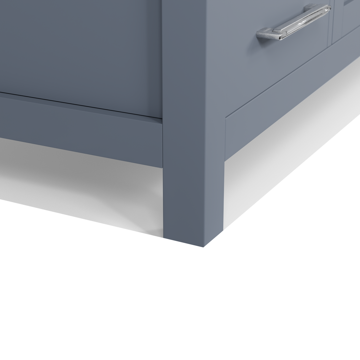 Caroline 60" Single Vanity Cabinet with Sink and Cultured Marbled Top