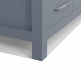 Caroline Avenue 60" Single Vanity Cabinet with Sink and Cultured Marble Top
