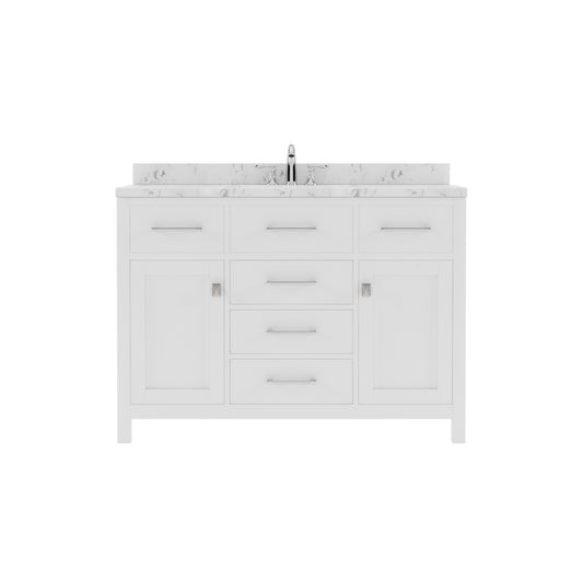 Caroline 48" Single Vanity Cabinet with Sink and Cultured Marble Top