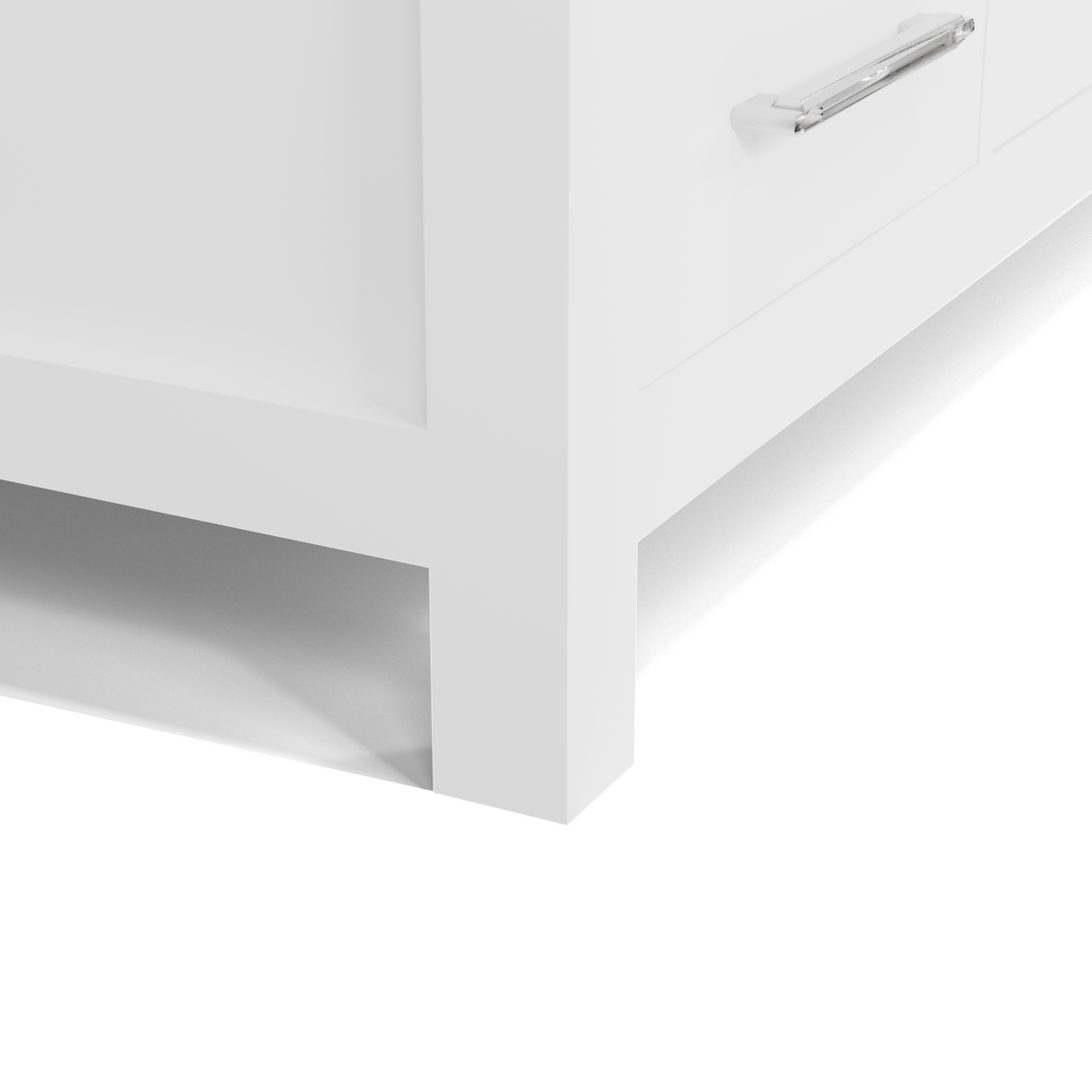 Caroline Avenue 60" Single Vanity Cabinet with Sink and Cultured Marble Top