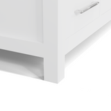 Caroline Avenue 60" Single Vanity Cabinet with Sink and Cultured Marble Top
