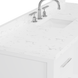 Caroline Avenue 60" Single Vanity Cabinet with Sink and Cultured Marble Top