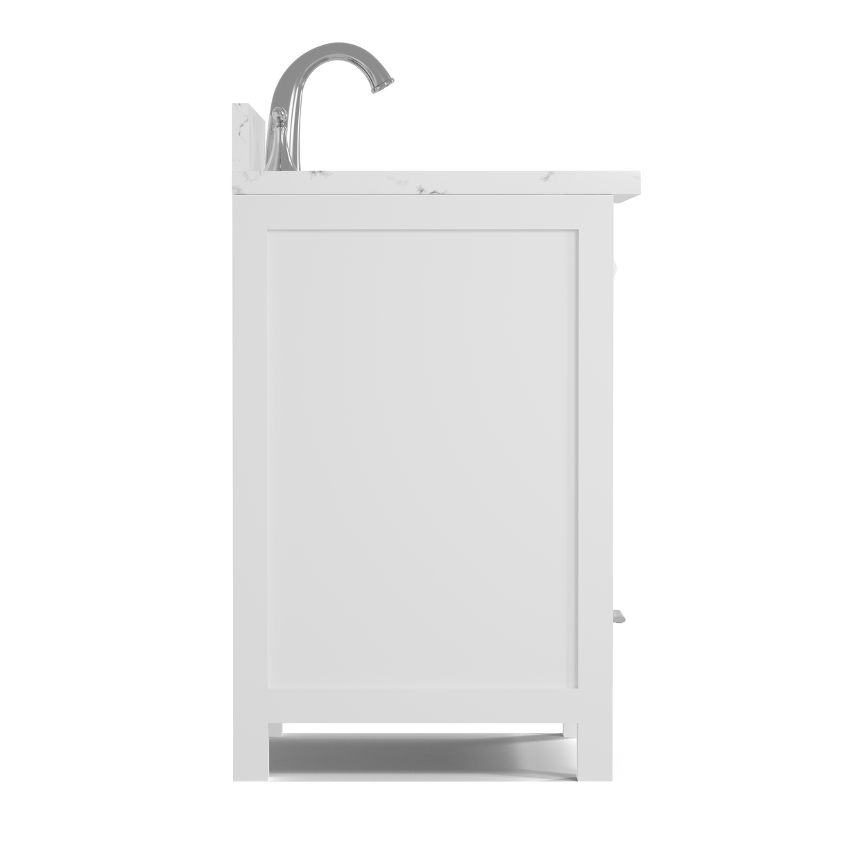 Caroline Avenue 24" Single Bathroom Vanity Cabinet with Sink and Cultured Marble Top