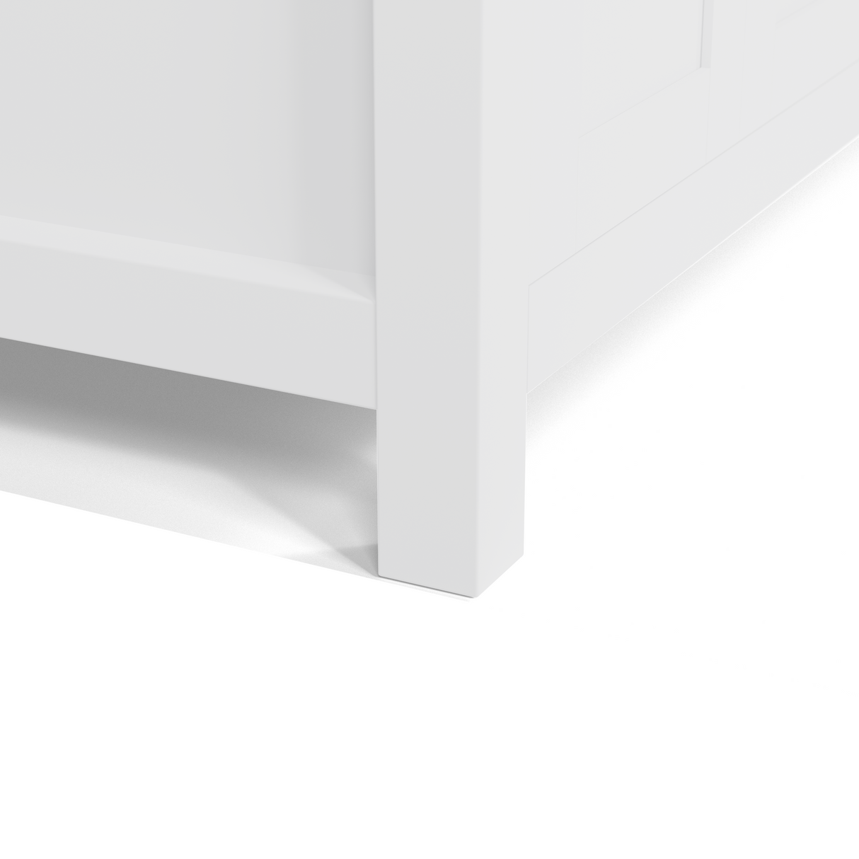 Caroline 60" Double Vanity Cabinet with Sink and Carrara Marble Top