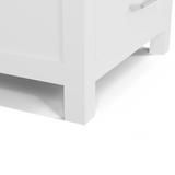 Caroline Avenue 24" Single Vanity Cabinet with Sink and Carrara Marble Top