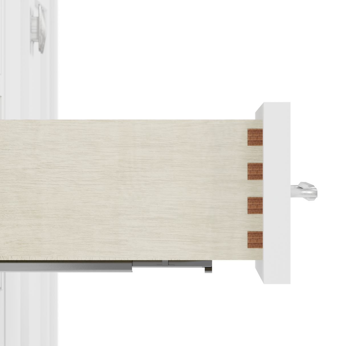 Caroline Avenue 72" Double Bathroom Vanity Cabinet with Sink and White Quartz Top