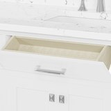 Caroline 60" Double Vanity with Sink and Cultured Marble Top