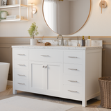 single square sink vanity