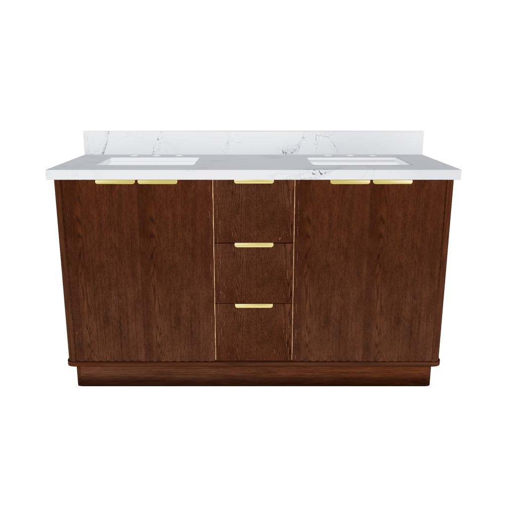 Kathryn 60 inch Two Sink Bathroom