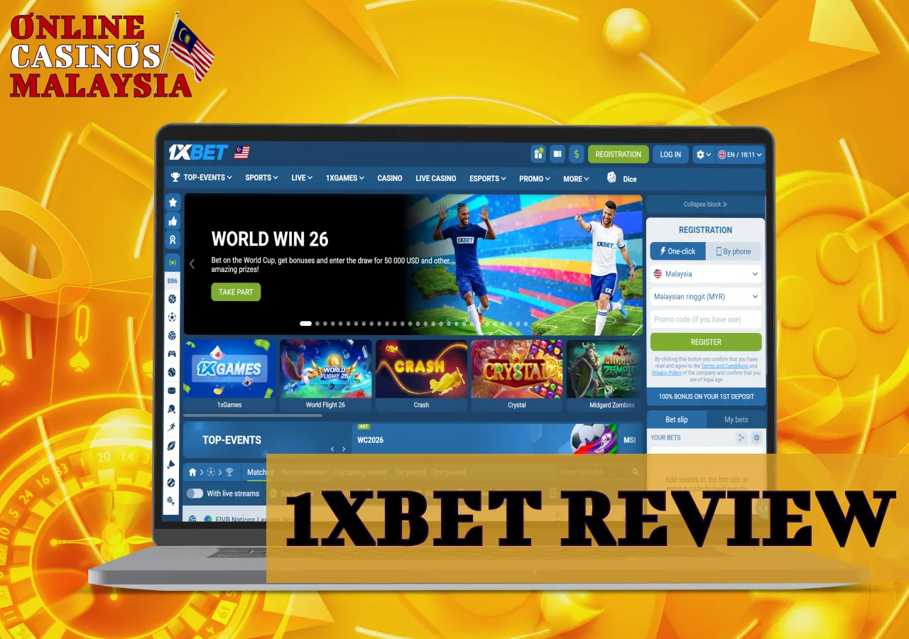 Online casino platform offering a wide selection of games, betting and useful features.